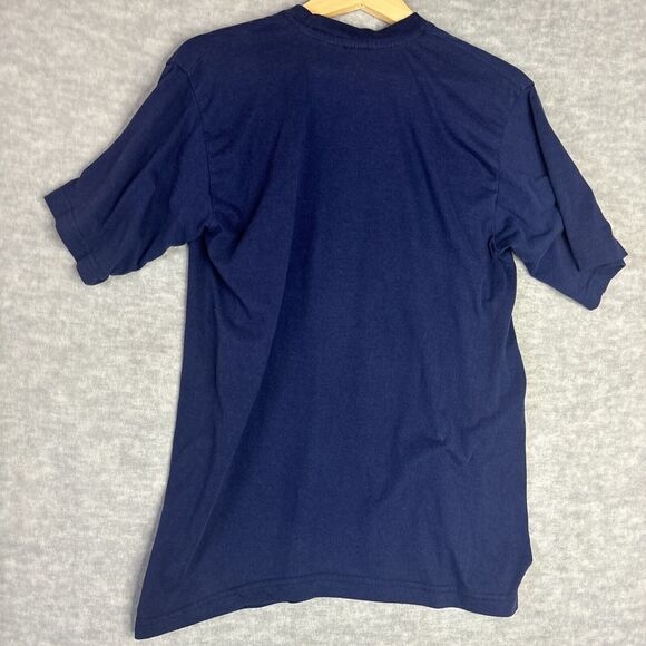 Vintage Rare Michael Jackson History Tour Shirt 1997 Blue Large Arabic - Picture 9 of 9